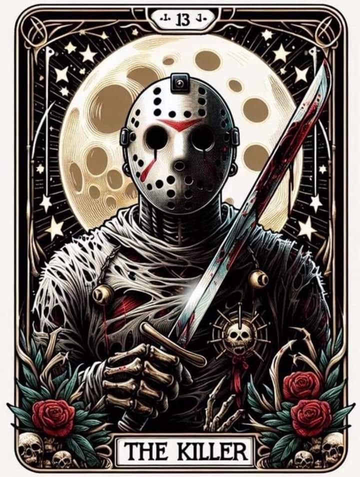 Jason Voorhees Killer Card DTF Print
