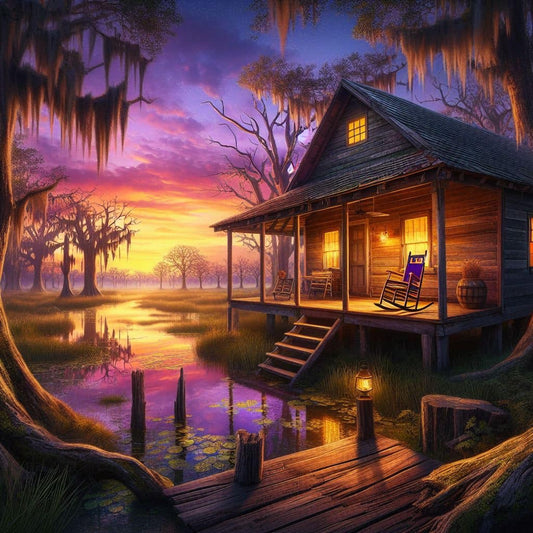 Sunset on Front Porch DTF Print