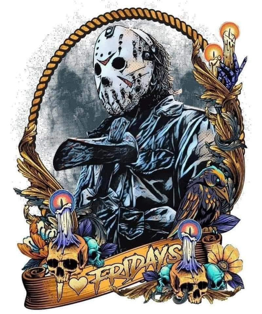 Jason Voorheen I Love Fridays DTF Print