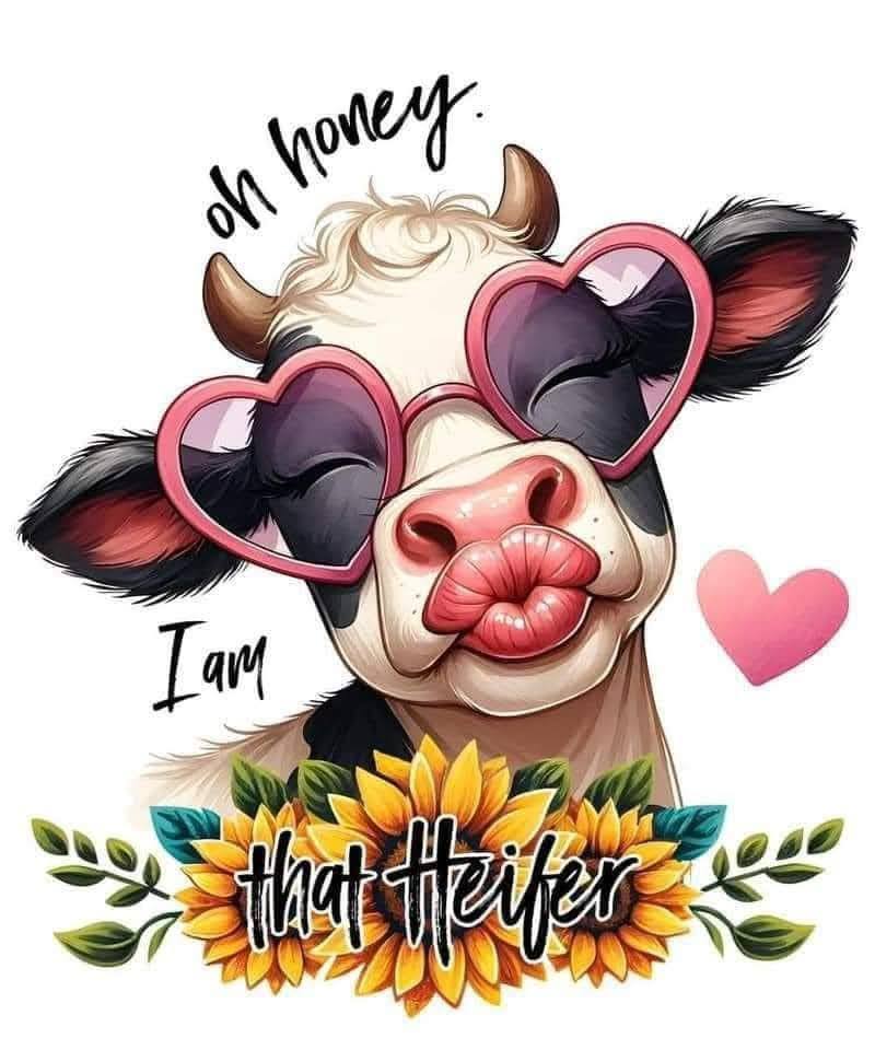 Oh Honey- I Am That Heifer DTF Print