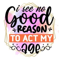 No Good Reason DTF Print