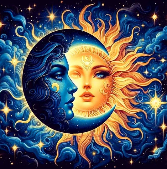 Celestial Yin Yang DTF Print