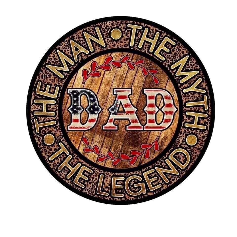 Dad -the Man- the Myth- the Legend PopSocket DTF Print