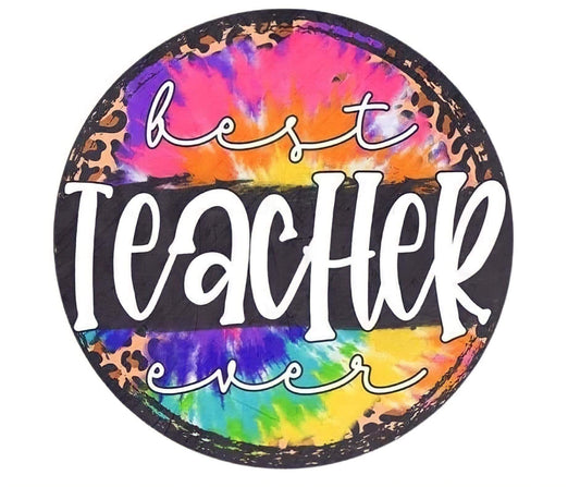 Best Teacher DTF Print