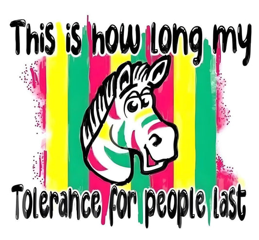 Fruit Stripe Tolerance DTF Print