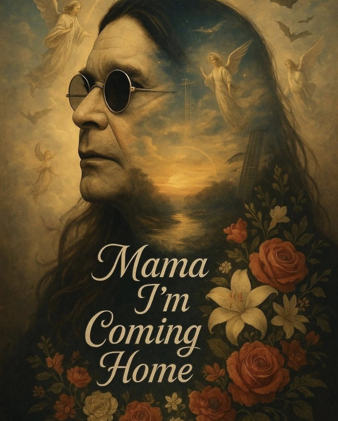 Ozzy Osbourne Mama I'm Coming Home DTF Print