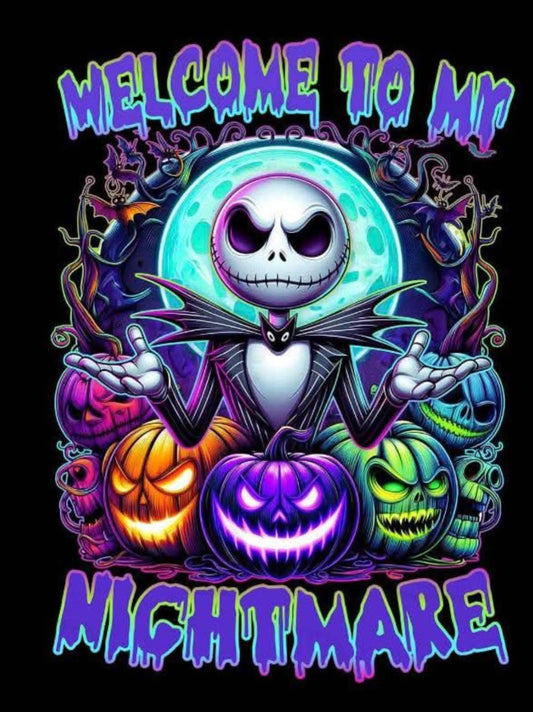 Jack Skeleton "Welcome To My Nightmare" DTF Prints