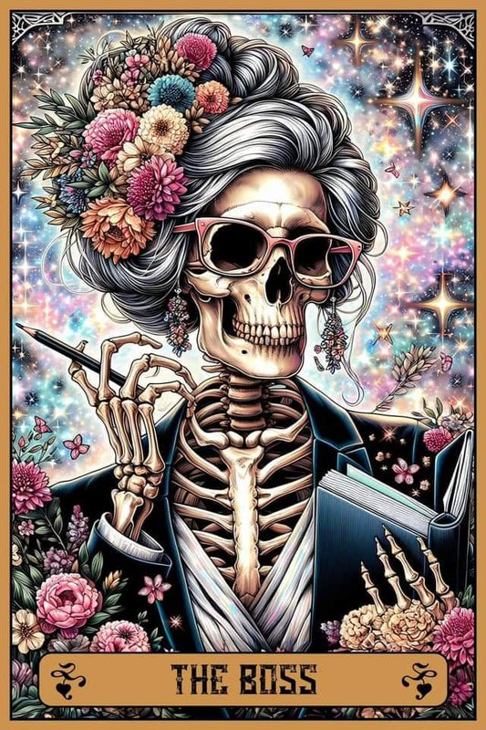 Skeleton "The Boss" DTF Print