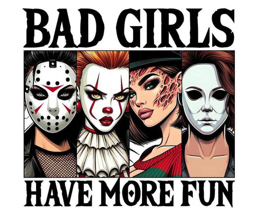 Bad Girls DTF Print