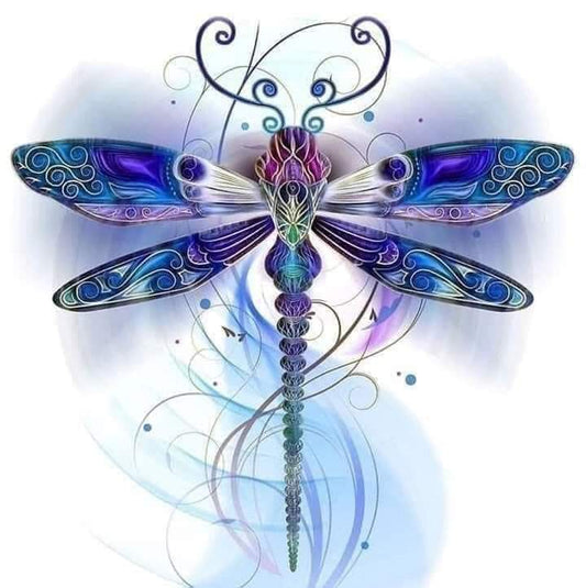 Dragonfly Freehand DTF Print