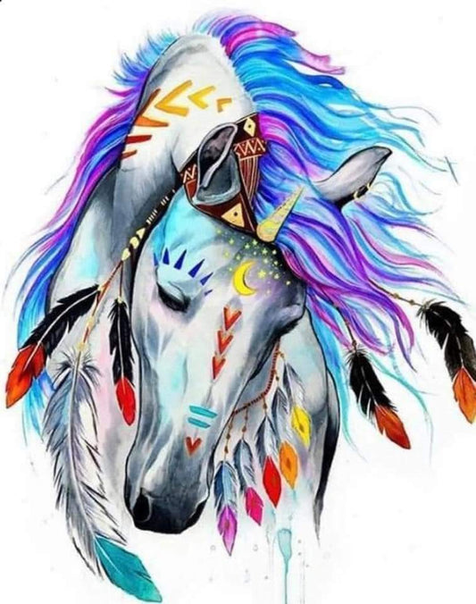Tribal Horse DTF Print